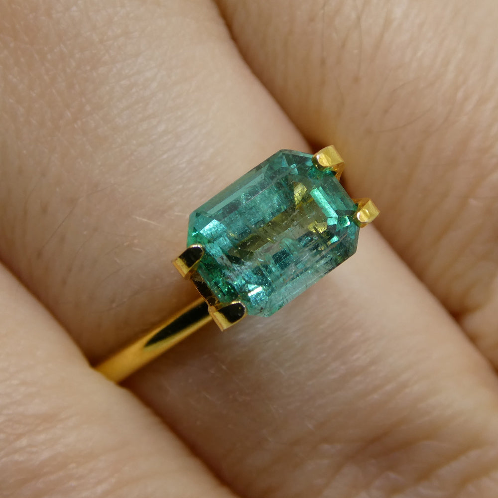 1.73ct Emerald Cut Emerald - Skyjems Wholesale Gemstones