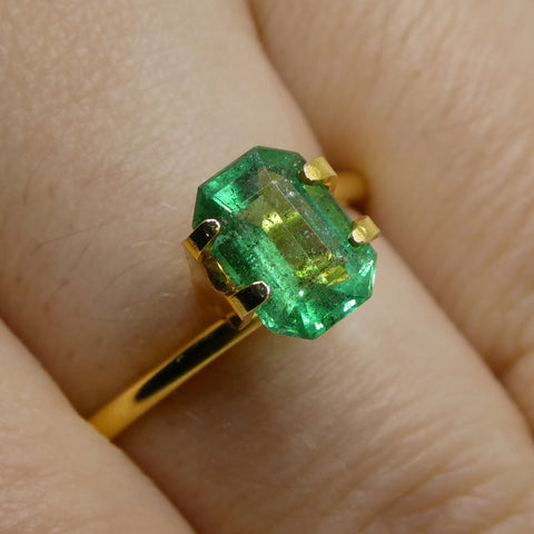 1.16ct Emerald Cut Emerald