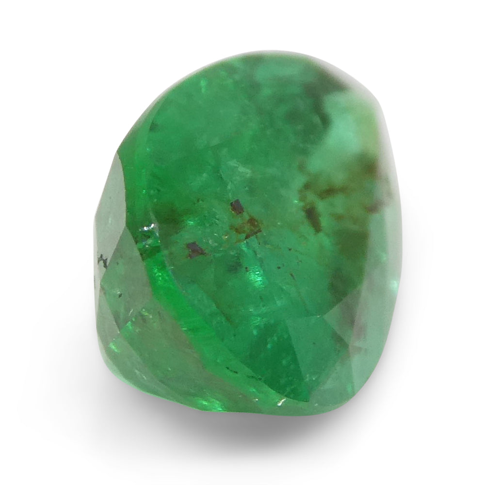 1.8ct Pear Green Zambian Emerald from SkyJems - premium step-cut green beryl gemstone with vibrant color and exceptional clar