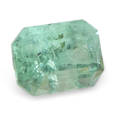 0.62ct Emerald Cut Green Emerald from Colombia