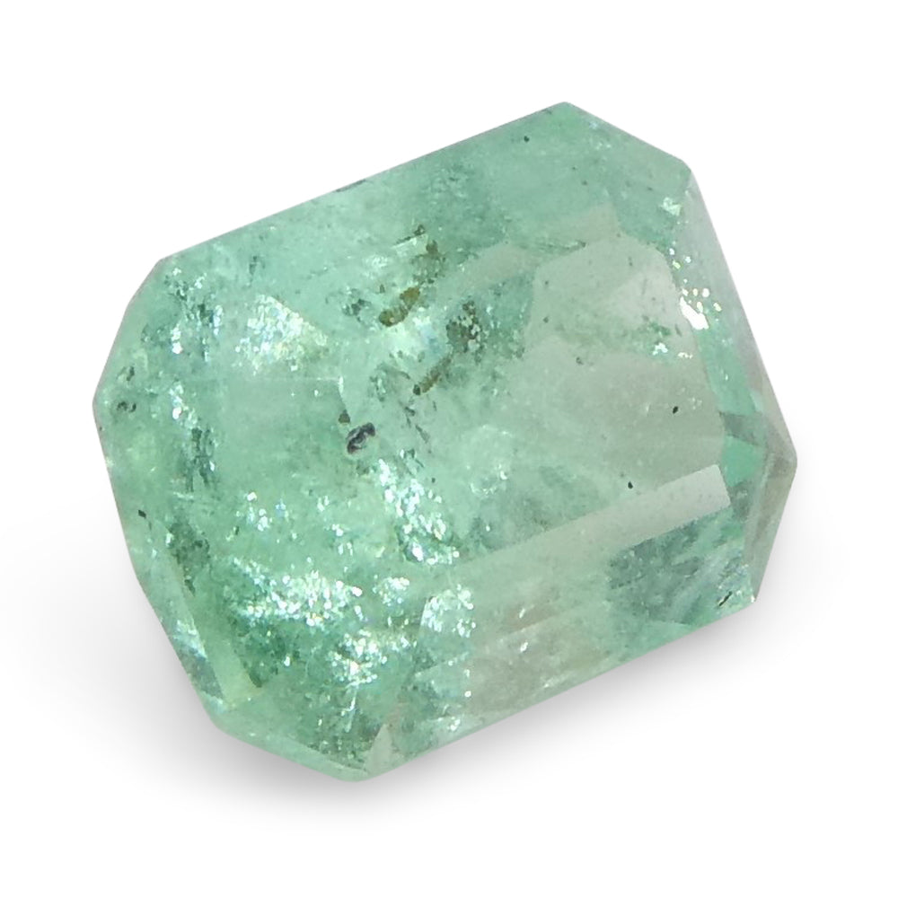 0.62ct Colombian Green Emerald, Emerald Cut Beryl Gemstone from SkyJems Fine Gem Collection