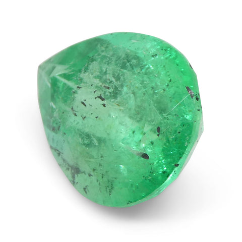 2.94ct Pear Green Emerald from Colombia