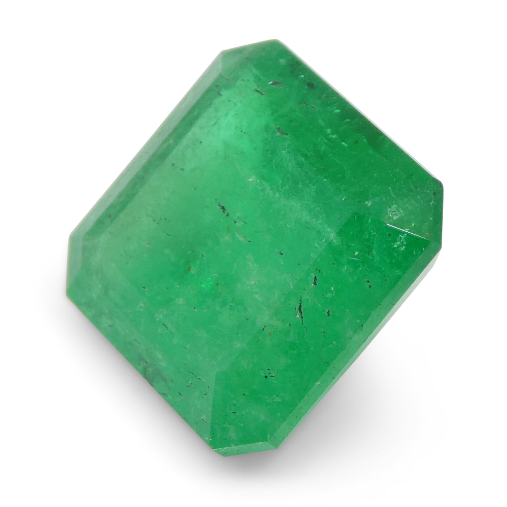 3.77ct Square Green Emerald from Colombia - Skyjems Wholesale Gemstones