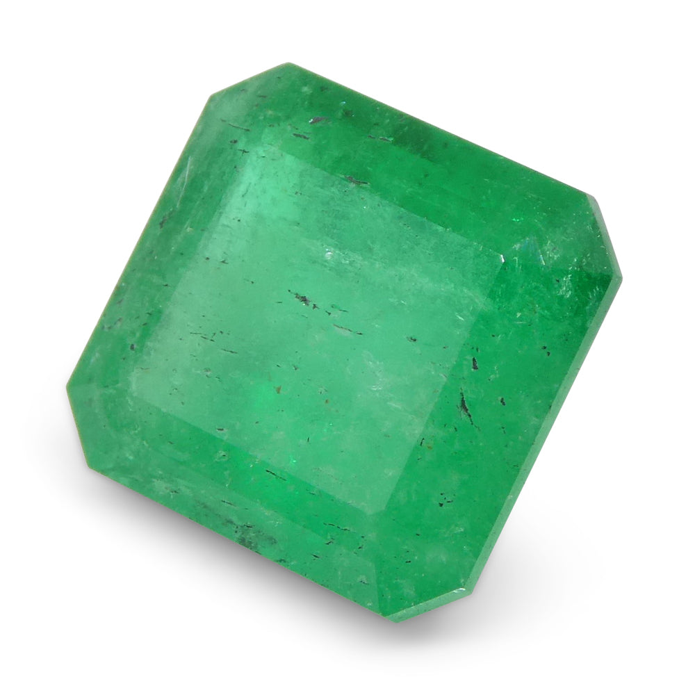 3.77ct Square Green Emerald from Colombia - Skyjems Wholesale Gemstones