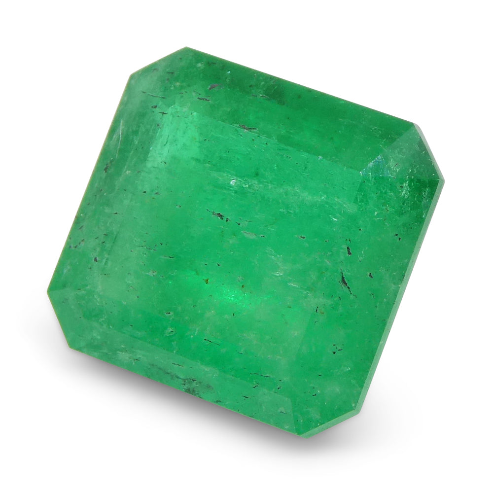 3.77ct Square Green Emerald from Colombia - Skyjems Wholesale Gemstones