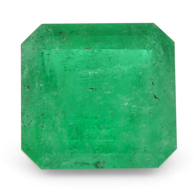 3.77ct Square Green Emerald from Colombia - Skyjems Wholesale Gemstones