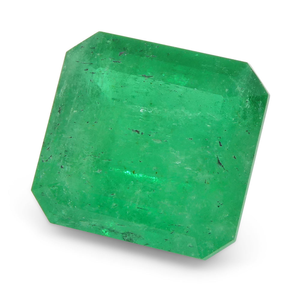 3.77ct Square Green Emerald from Colombia - Skyjems Wholesale Gemstones