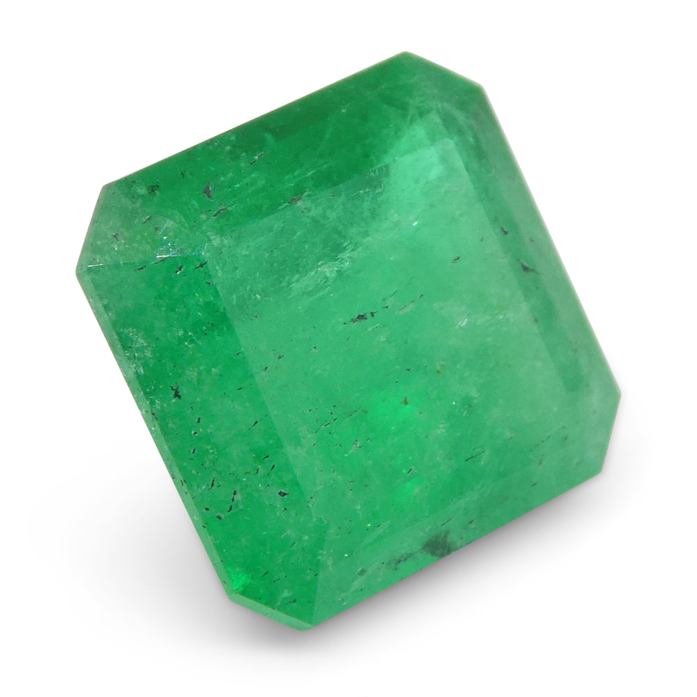 3.77ct Square Green Emerald from Colombia - Skyjems Wholesale Gemstones