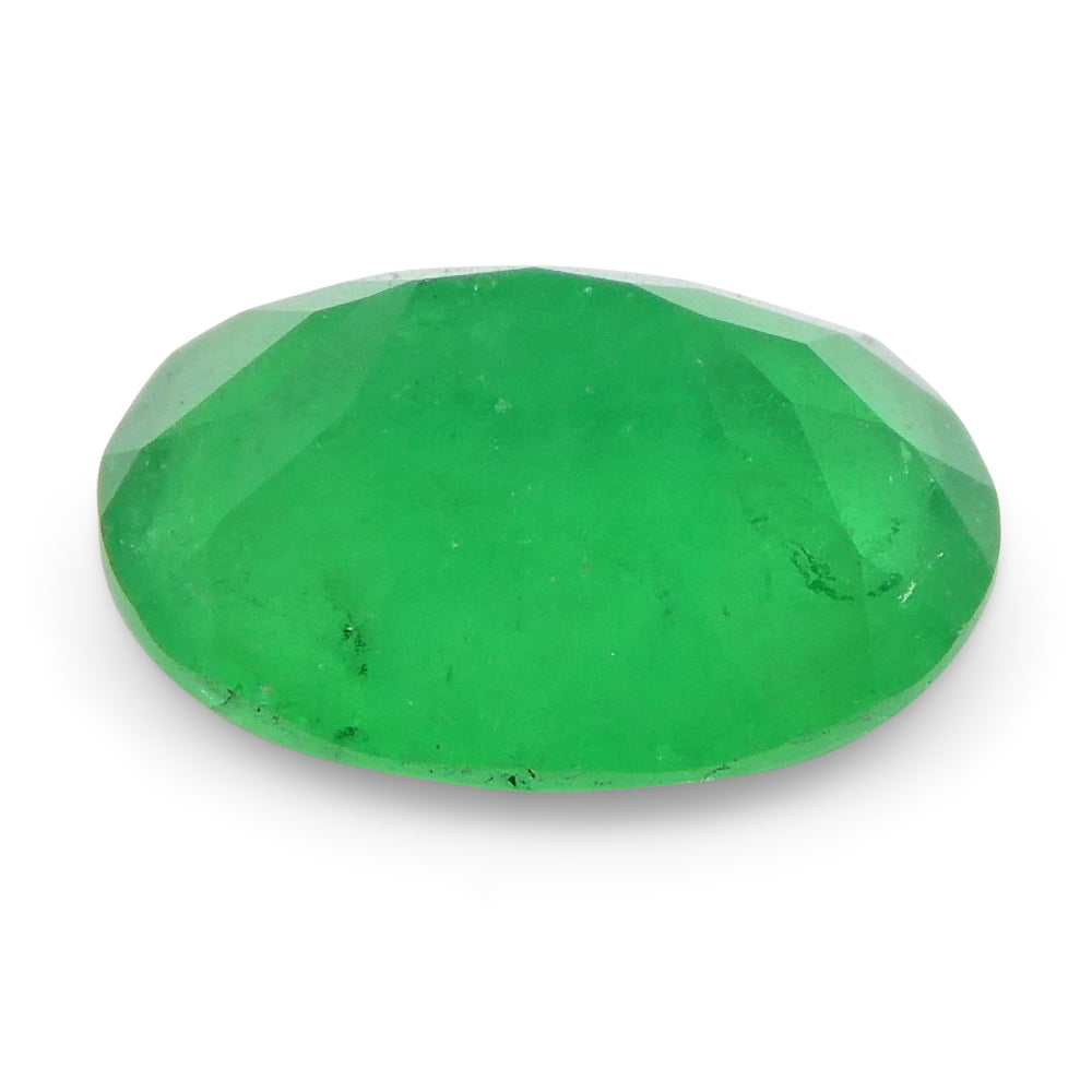 1.25ct Oval Green Emerald from Colombia - Skyjems Wholesale Gemstones