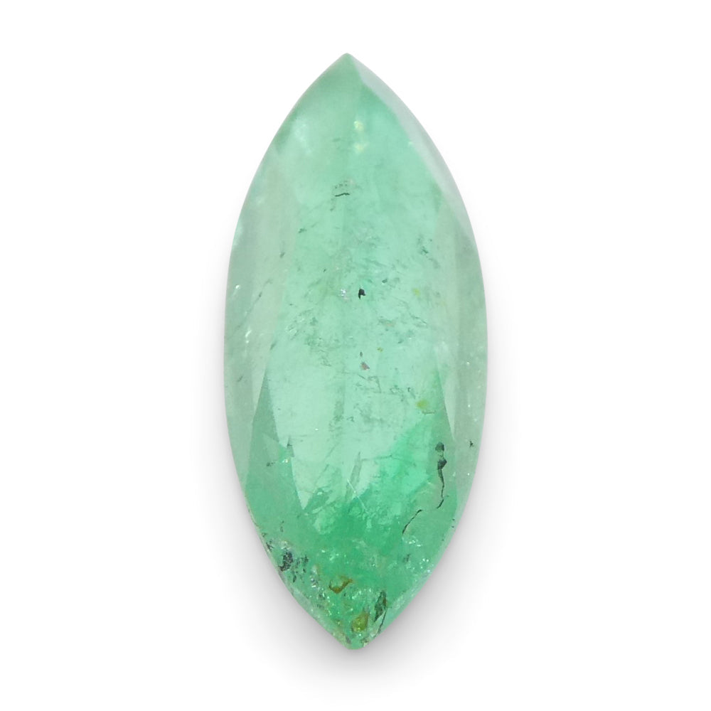 1.04ct Colombian Marquise Green Emerald, bluish green beryl gemstone from SkyJems' premium collection