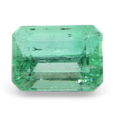 0.96ct Emerald Cut Green Emerald from Colombia - Skyjems Wholesale Gemstones