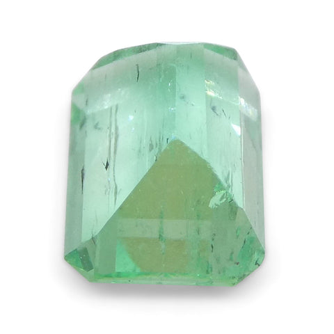 0.96ct Emerald Cut Green Emerald from Colombia