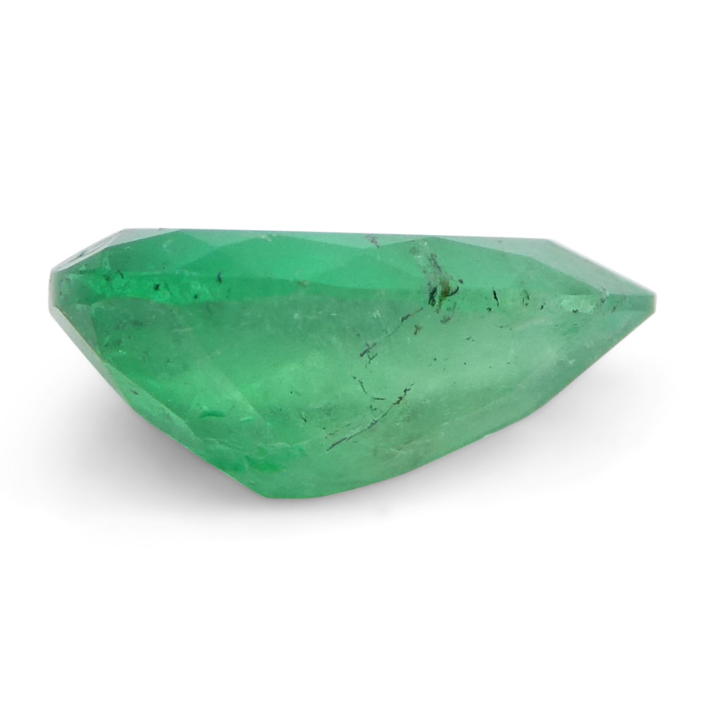 1.02ct Pear Green Emerald from Colombia - Skyjems Wholesale Gemstones