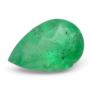 1.02ct Pear Green Emerald from Colombia - Skyjems Wholesale Gemstones