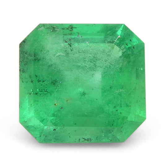 1.24ct Square Green Emerald from Colombia - Skyjems Wholesale Gemstones