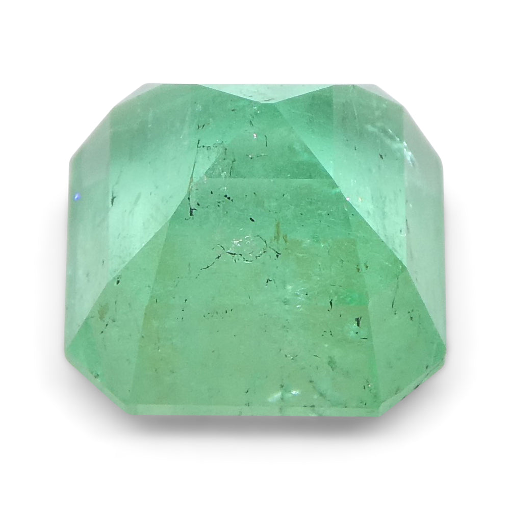 2.46ct Colombian Green Emerald Square Step Cut Gemstone from SkyJems Fine Colored Gem Collection