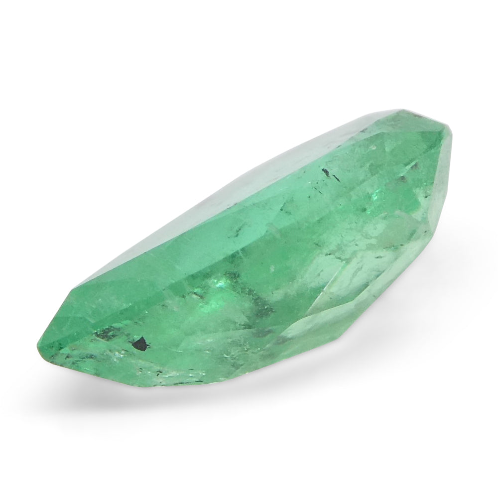 1.29ct Colombian Pear Green Emerald, Moderate Clarity, SkyJems Fine Gemstones Rare Natural Green Beryl