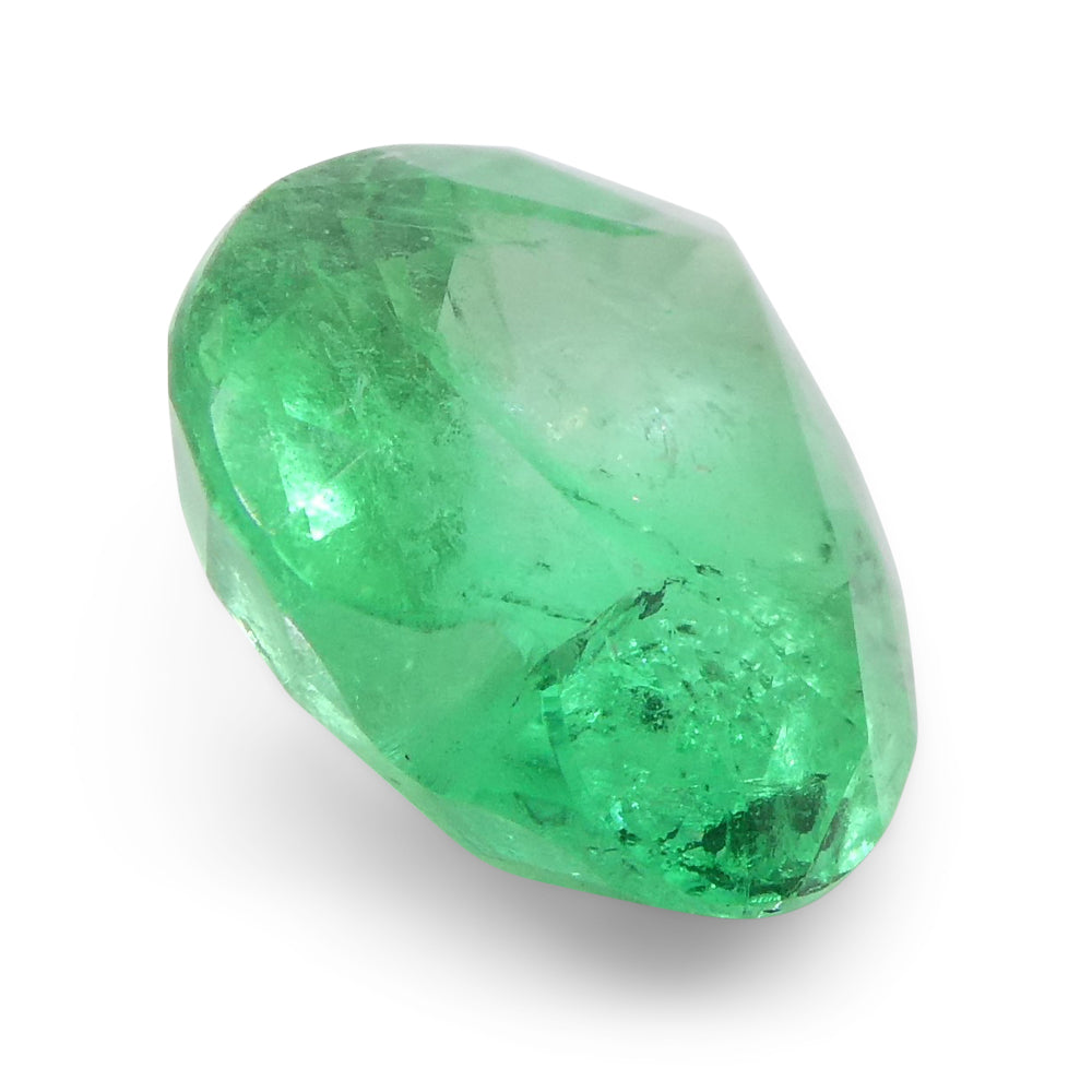 1.86ct Colombian Heart-Cut Green Emerald, premium beryl gemstone from SkyJems' curated collection