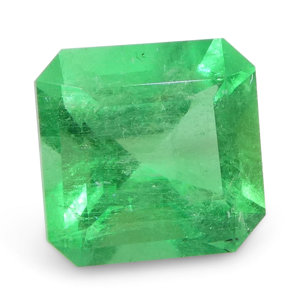 0.75ct Square Green Emerald from Colombia - Skyjems Wholesale Gemstones