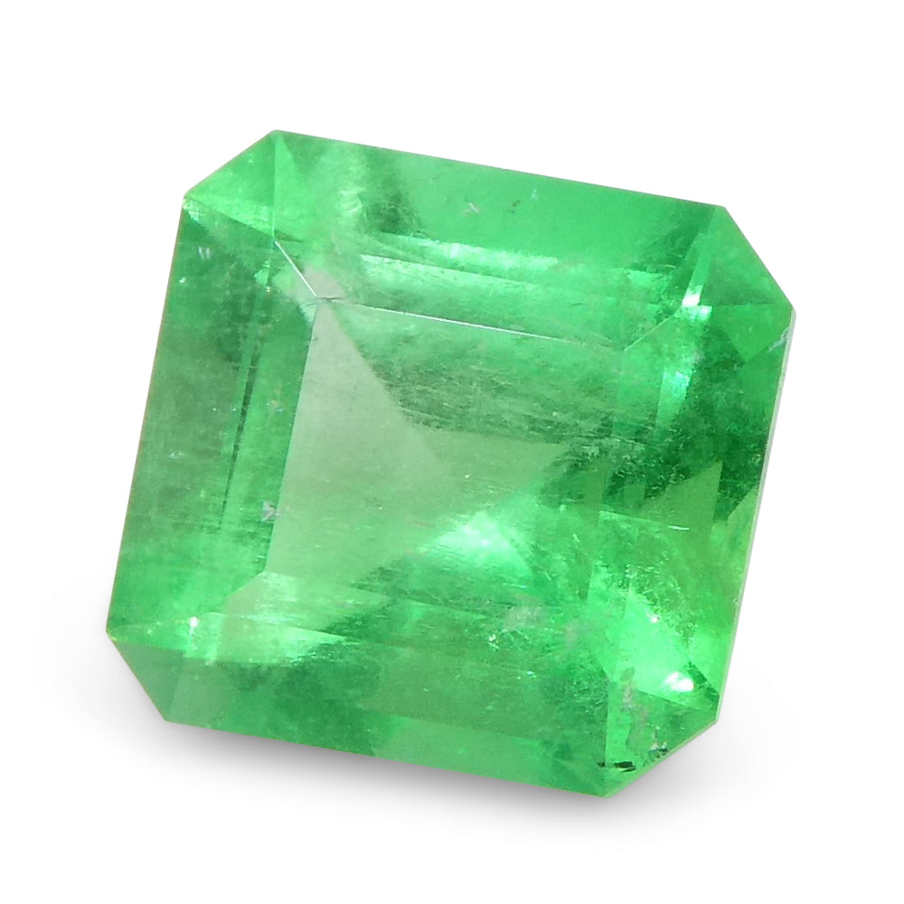 0.75ct Square Green Emerald from Colombia - Skyjems Wholesale Gemstones