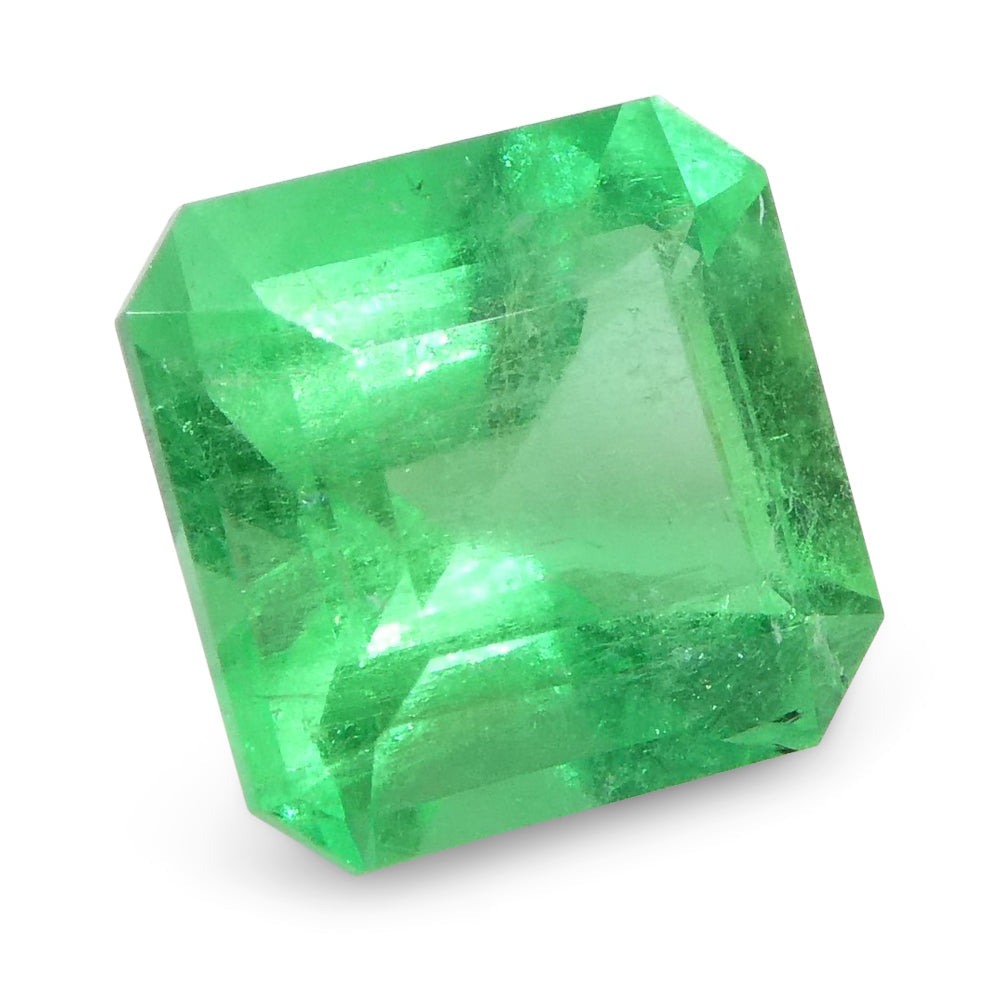 0.75ct Square Green Emerald from Colombia - Skyjems Wholesale Gemstones