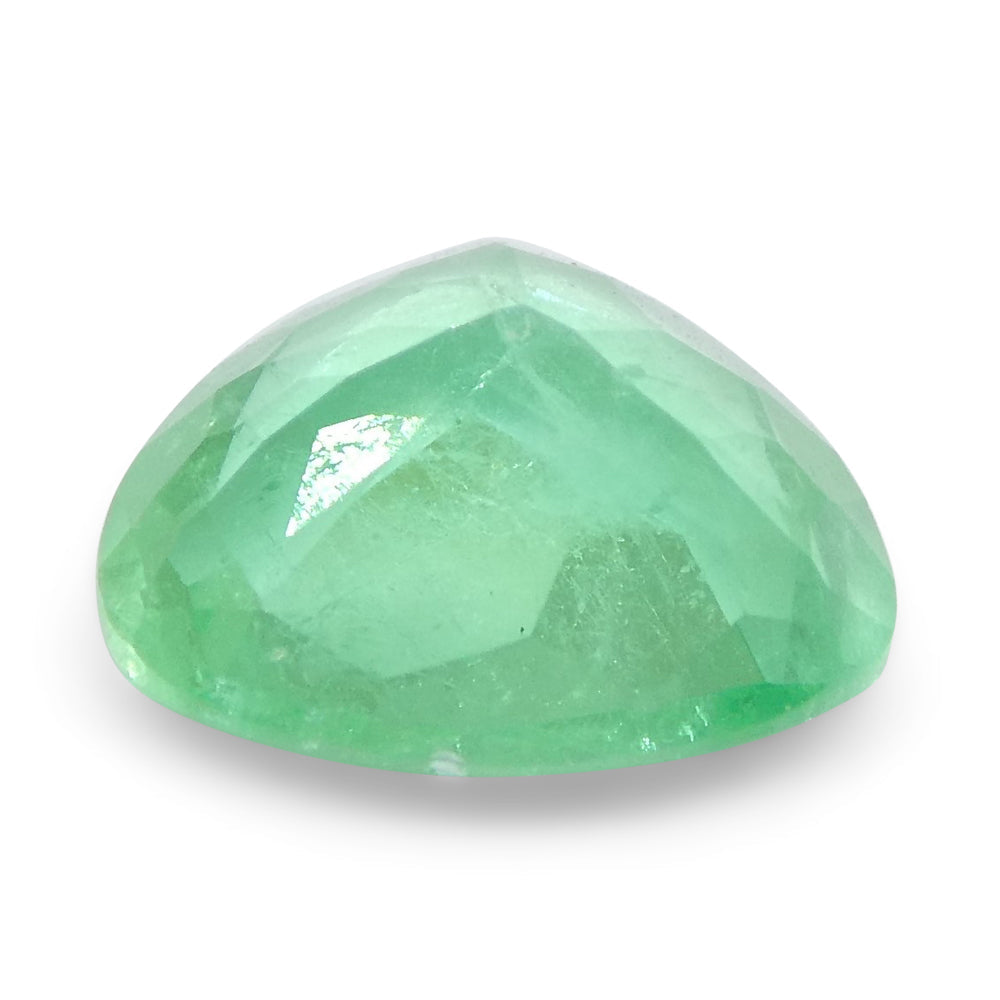 0.84ct Colombian Green Emerald Trillion Cut - Premium Beryl Gemstone by SkyJems Canada