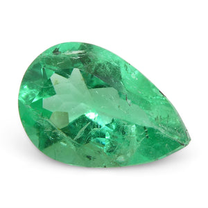 0.83ct Pear Green Emerald from Colombia - Skyjems Wholesale Gemstones