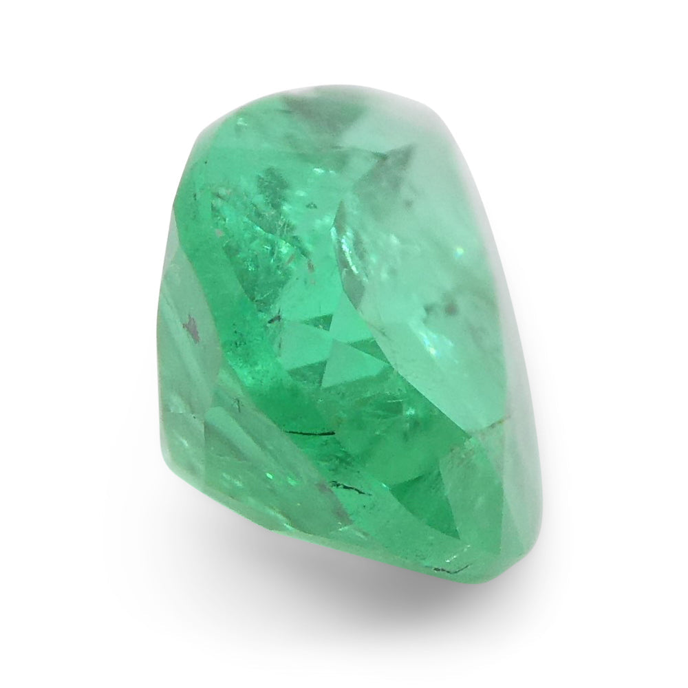 0.83ct Colombian Pear Green Emerald, bluish green beryl gemstone from SkyJems' premium colored gem collection