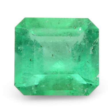 0.70ct Square Green Emerald from Colombia - Skyjems Wholesale Gemstones