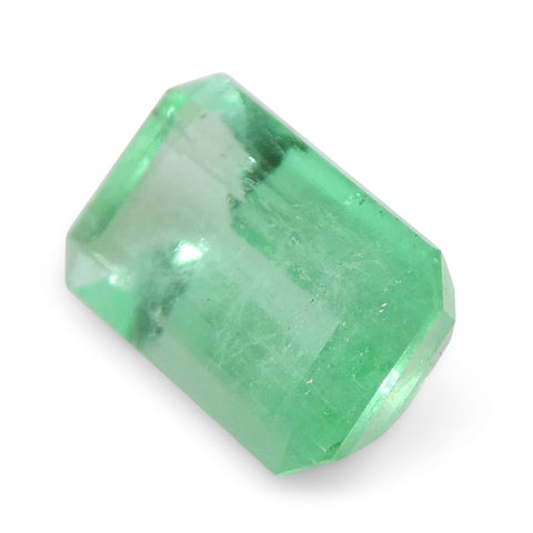 0.81ct Emerald Cut Green Emerald from Colombia