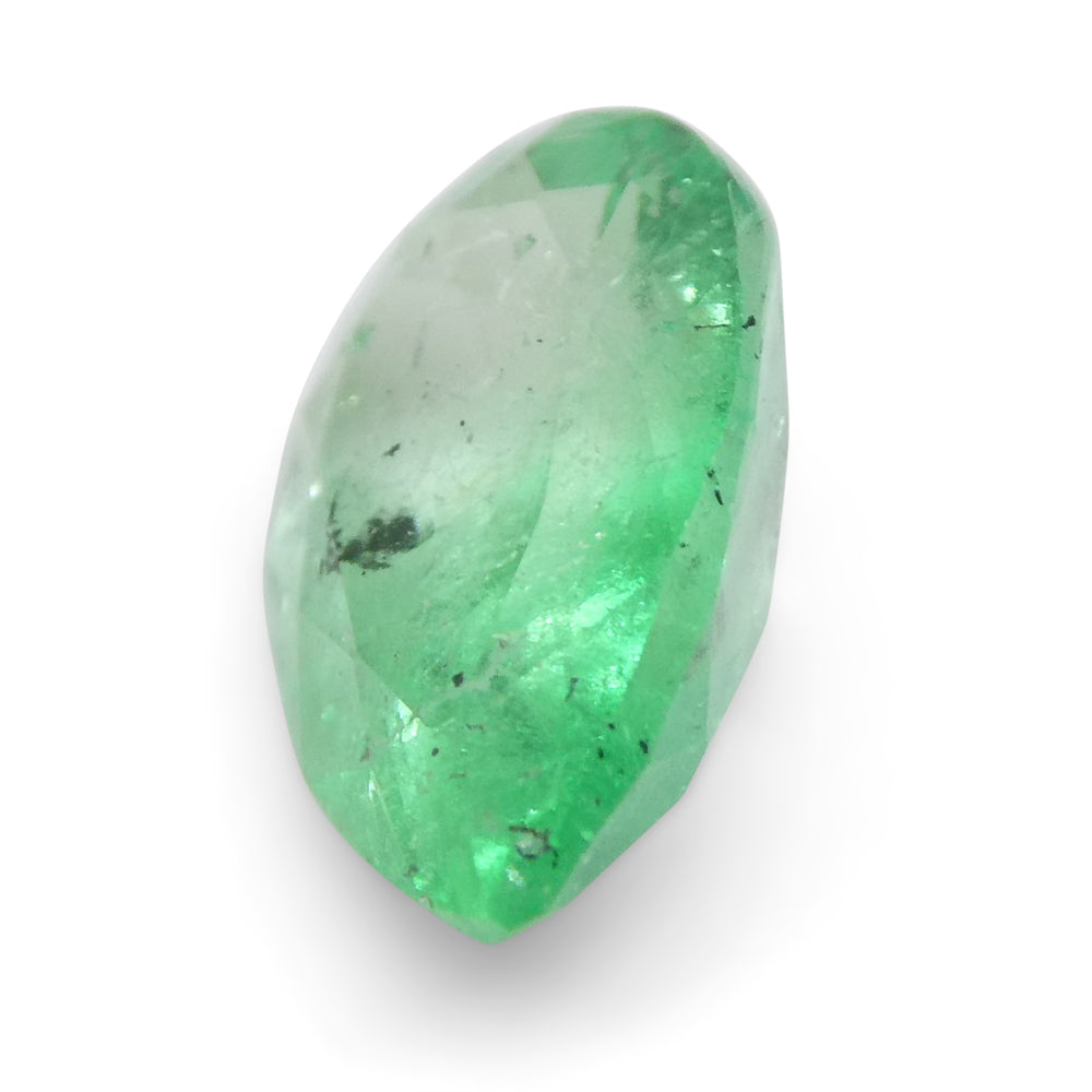 1.28ct Colombian Pear Green Emerald, Medium-Strong Color, SkyJems Fine Gemstones Collection