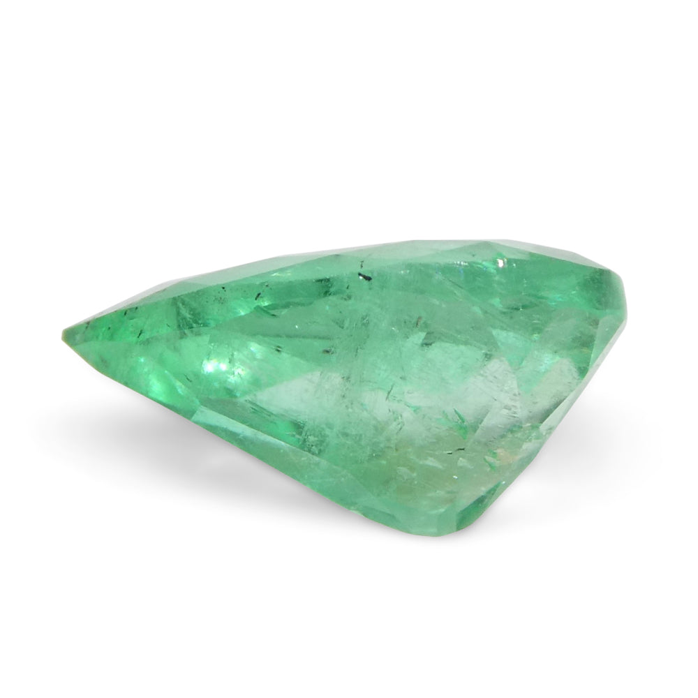 1.28ct Pear Green Emerald from Colombia - Skyjems Wholesale Gemstones