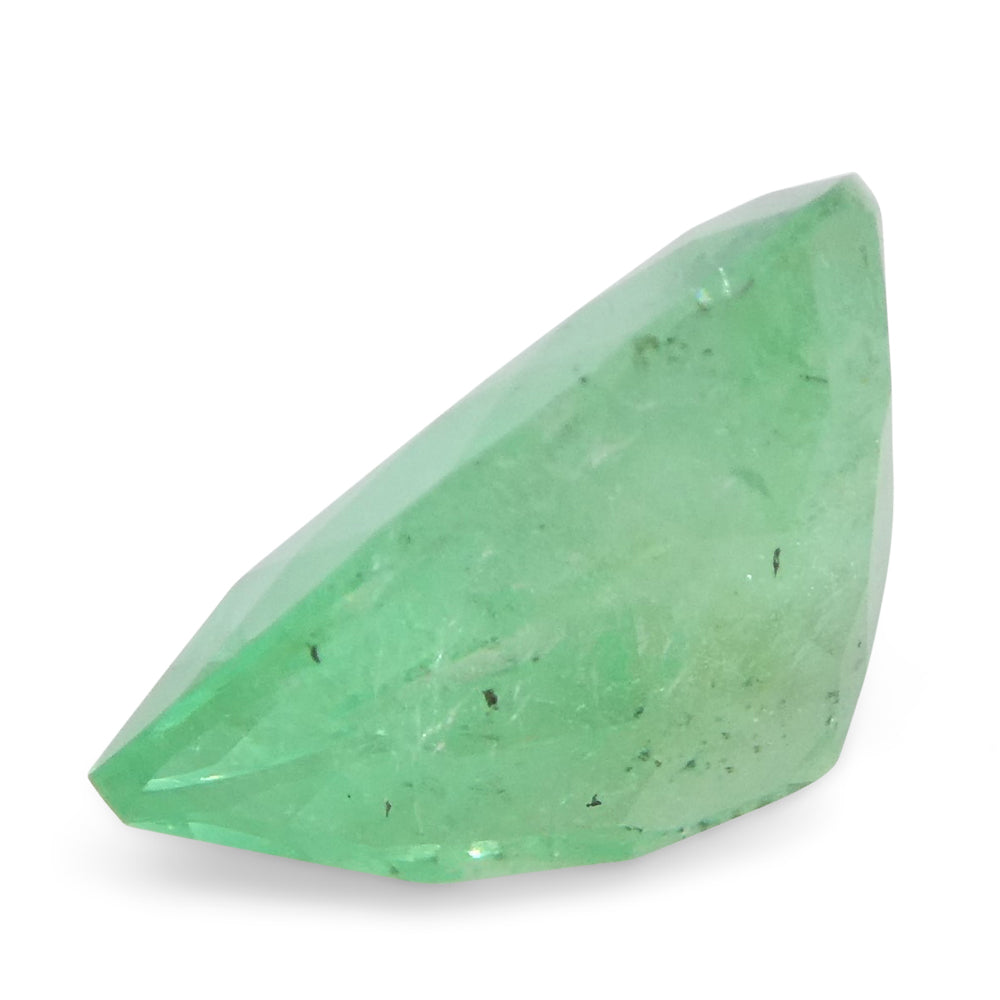 1.37ct Colombian Pear Green Emerald, Moderate Clarity | Premium Beryl Gemstone by SkyJems Canada