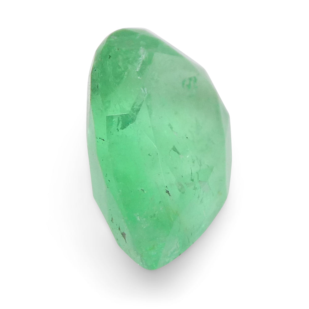 1.08ct Colombian Pear Green Emerald, Moderately Strong Color, SkyJems Fine Gemstones Collection