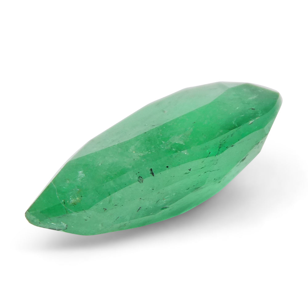 2.27ct Colombian Pear Green Emerald, Moderately Strong Color | Premium Gemstone by SkyJems Canada