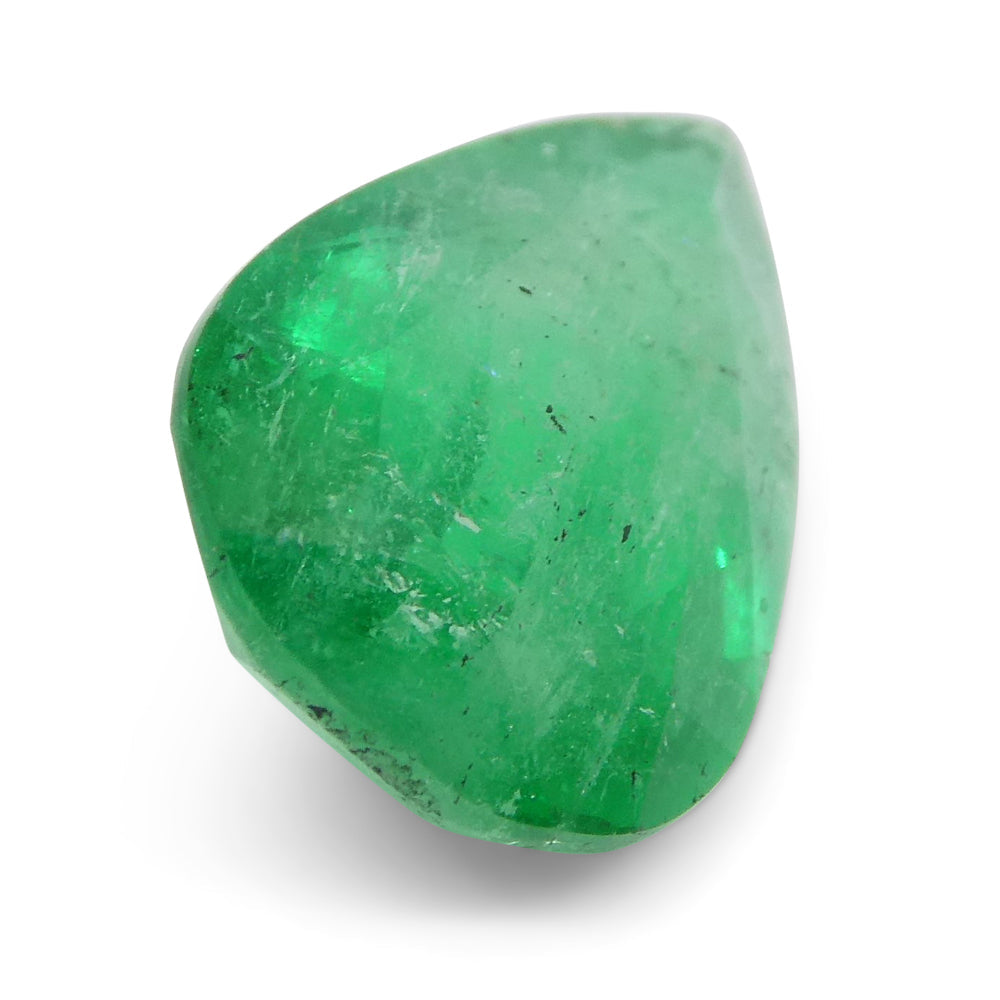 2.27ct Colombian Pear Green Emerald, Moderately Strong Color, SkyJems Fine Gemstones Collection