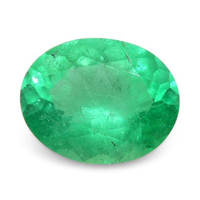 0.52ct Oval Green Emerald from Colombia - Skyjems Wholesale Gemstones