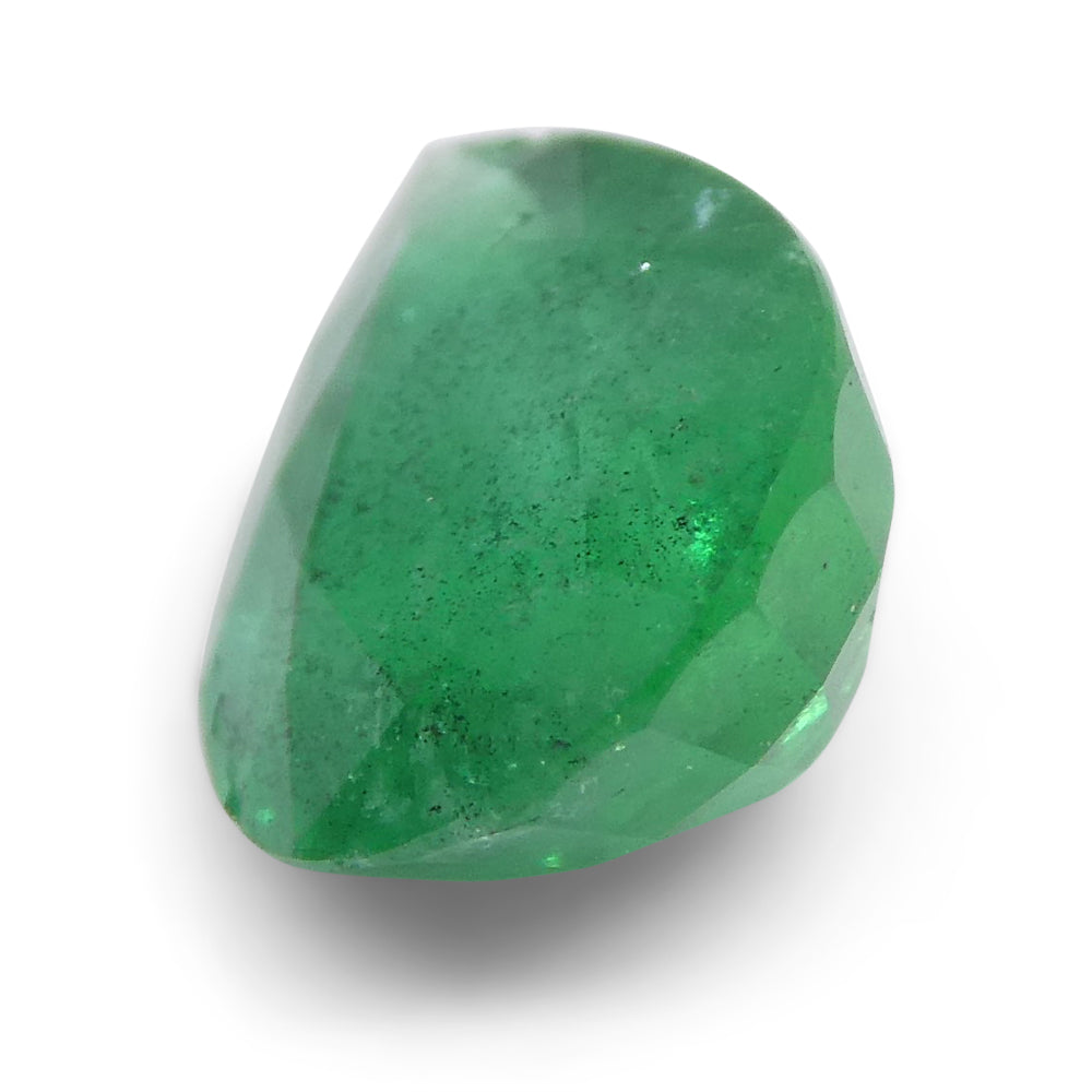 1.43ct Pear-Cut Zambian Green Emerald, Bluish-Green Beryl Gemstone from SkyJems Canadian Gem Specialists