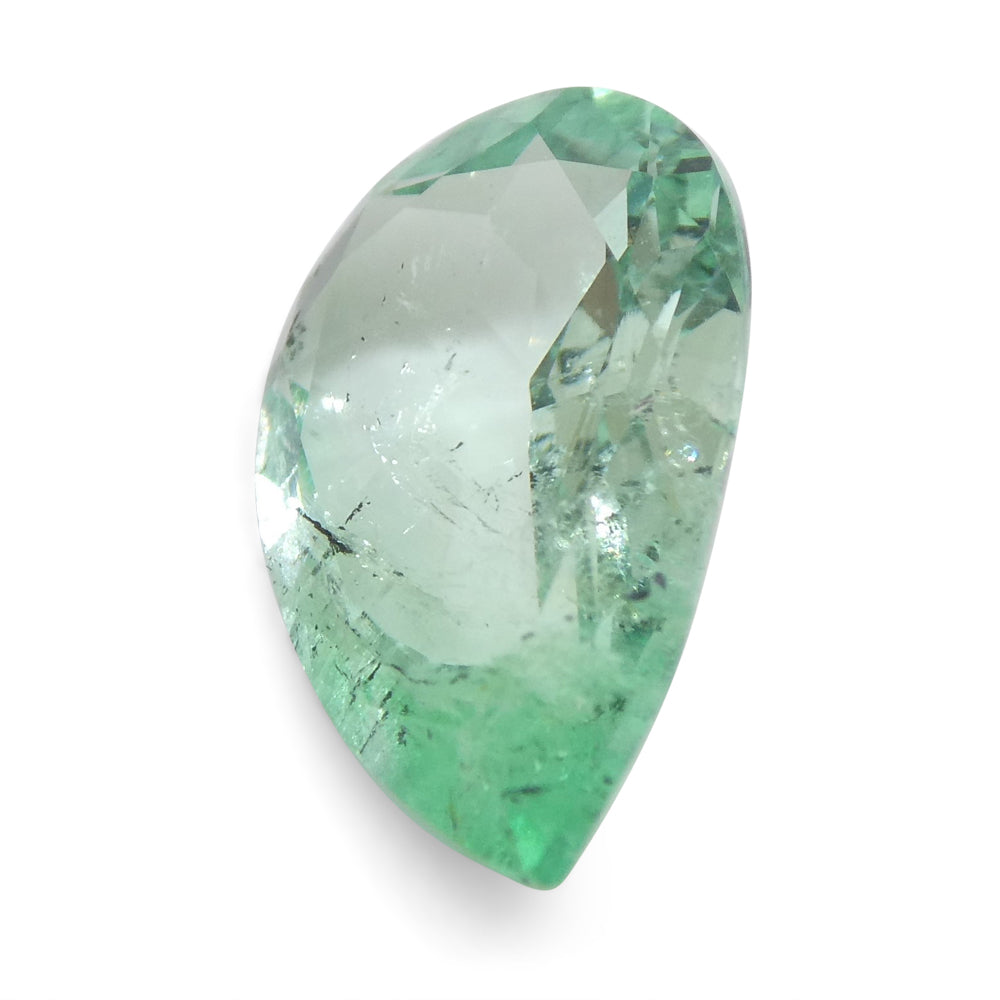 2.07ct Colombian Pear Green Emerald, Moderate Clarity, SkyJems Fine Gemstones Rare Natural Green Beryl