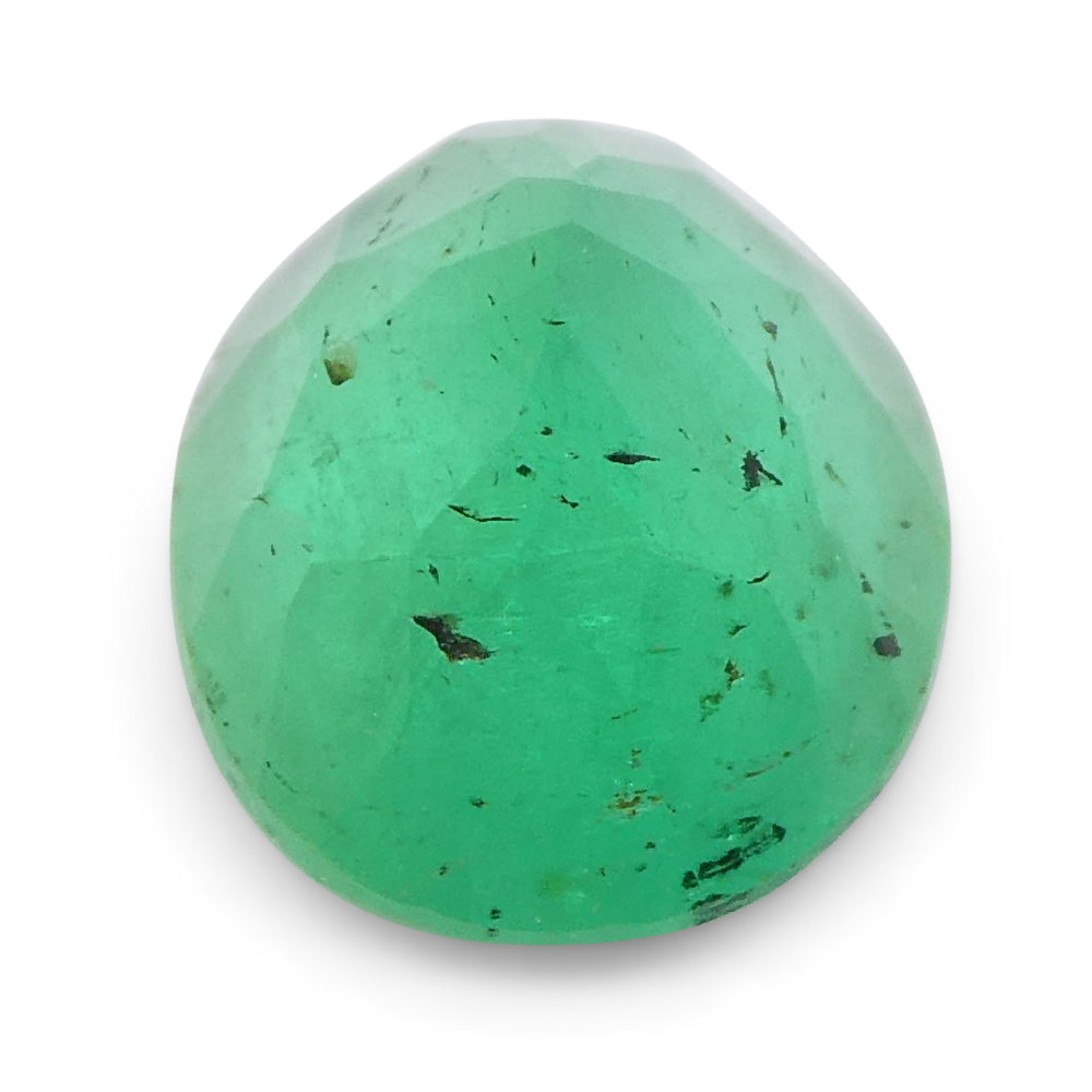 1.20ct Oval Green Emerald from Colombia - Skyjems Wholesale Gemstones