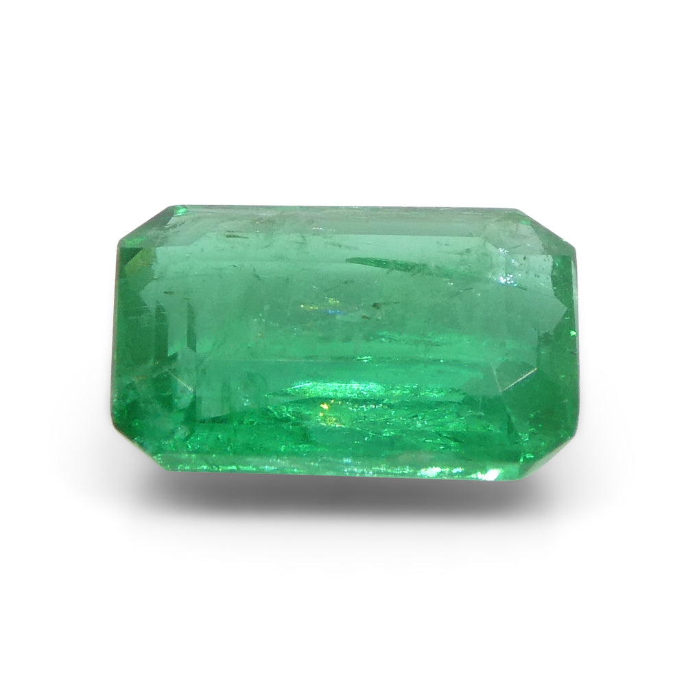 1.75ct Emerald Cut Green Emerald from Zambia - Skyjems Wholesale Gemstones