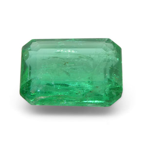 1.75ct Emerald Cut Green Emerald from Zambia - Skyjems Wholesale Gemstones