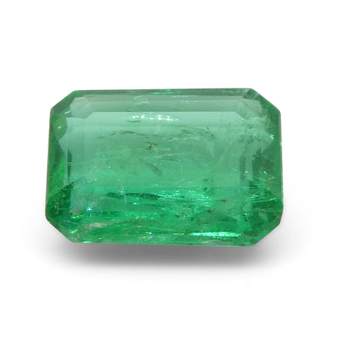 1.75ct Emerald Cut Green Emerald from Zambia