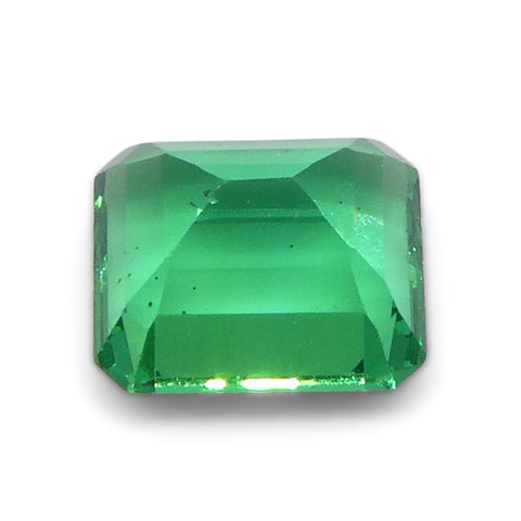 0.92ct Rectangular/Emerald Cut Green Emerald from Colombia