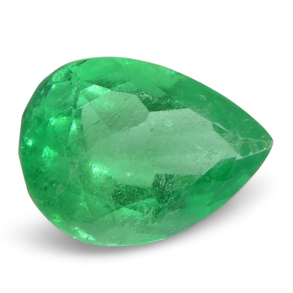 0.82 ct Pear Emerald Colombian - Skyjems Wholesale Gemstones