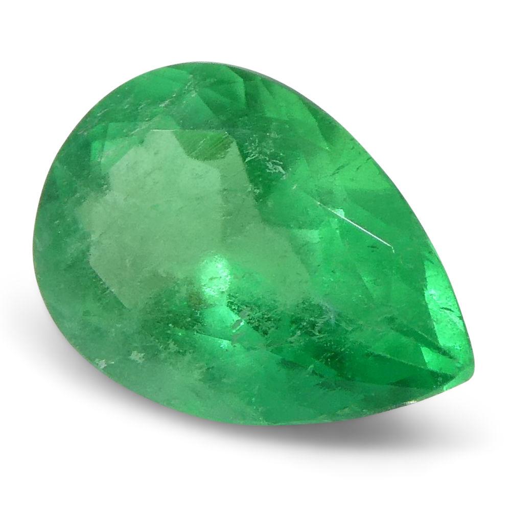 0.82 ct Pear Emerald Colombian - Skyjems Wholesale Gemstones