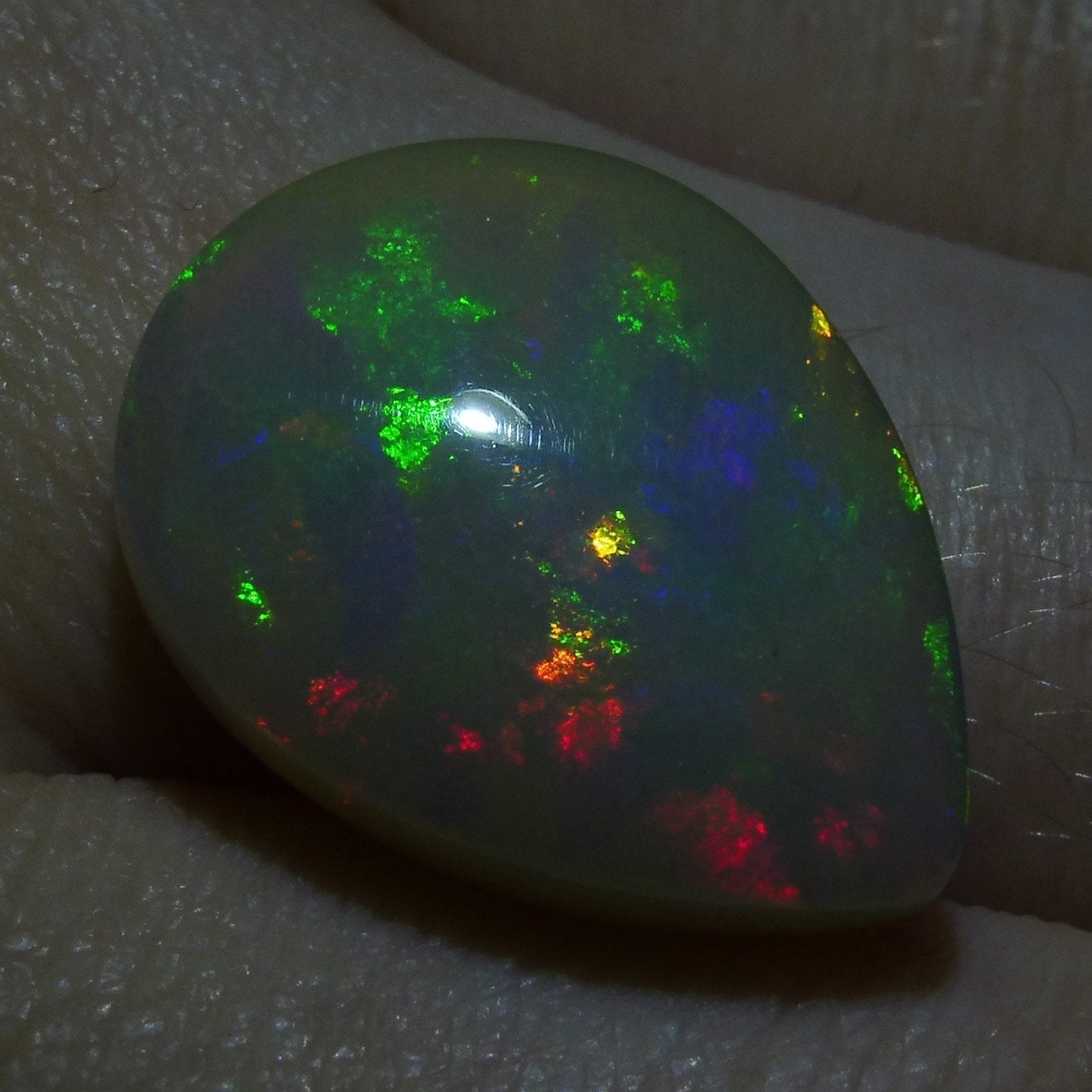 8.67 ct Pear Cabochon Opal - Skyjems Wholesale Gemstones