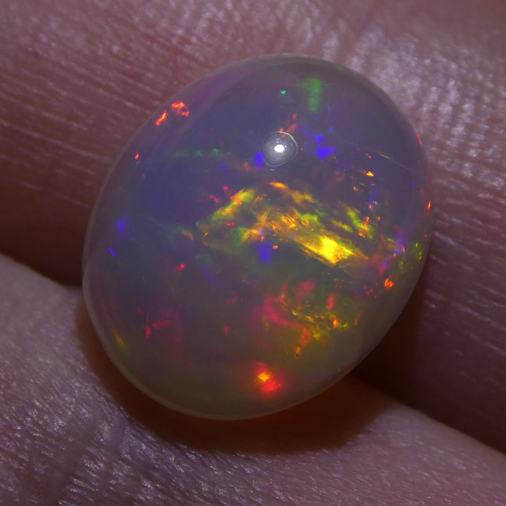 3.60ct Oval Cabochon Crystal Opal - Skyjems Wholesale Gemstones