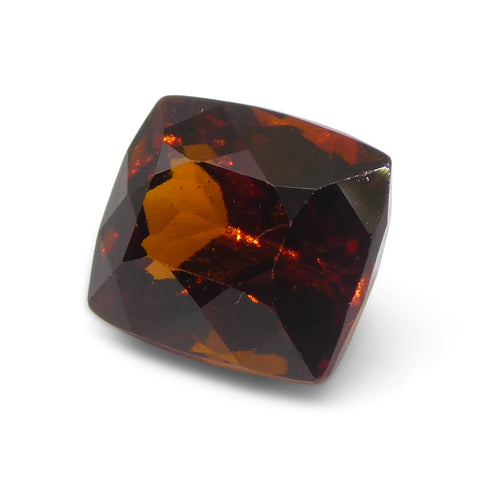 4.97ct Cushion Orange Hessonite Garnet from Sri Lanka