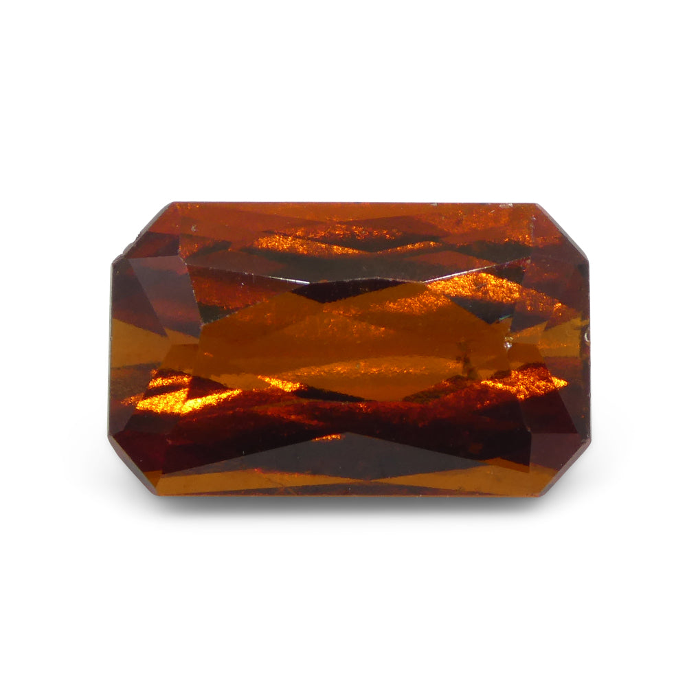 6.08ct Scissor Cut Reddish Orange Hessonite Garnet from Sri Lanka - Skyjems Wholesale Gemstones